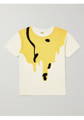 KAPITAL - Toro Toro Happy Printed Cotton-Jersey T-Shirt - Men - Neutrals - 1