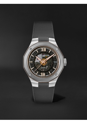 Baume & Mercier - Riviera Automatic 39mm Stainless Steel, Titanium and Rubber Watch, Ref. No. 10720 - Men - Black