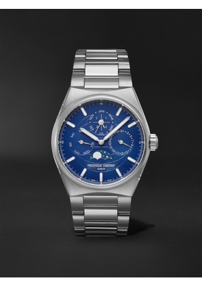 Frederique Constant - Highlife Automatic Perpetual Calendar Moon-Phase 41mm Stainless Steel Watch, Ref. No. FC-775N4NH6B - Men - Blue