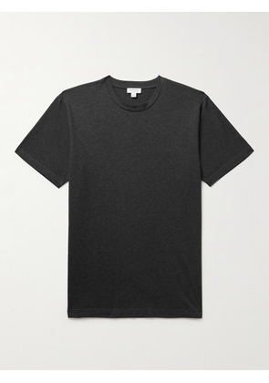 Sunspel - Riviera Organic Cotton-Jersey T-Shirt - Men - Gray - S