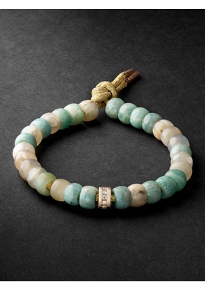 Carolina Bucci - Forte Beads Pink Gold Multi-Stone Bracelet - Men - Blue