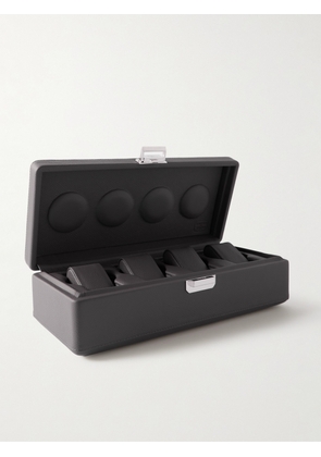 Scatola del Tempo - Valigetta 4 Full-Grain Leather Watch Box - Men - Gray