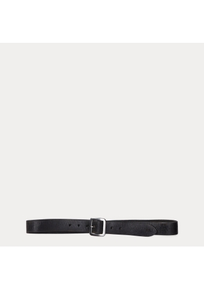 Hand-Burnished Leather Belt