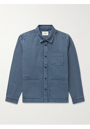 Folk - Assembly Cotton-Twill Overshirt - Men - Blue - 1
