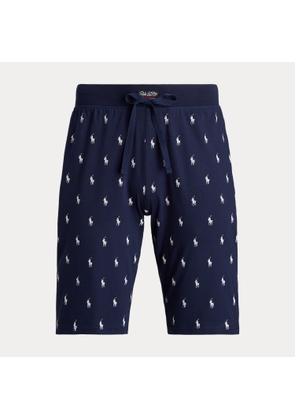 Allover Pony Cotton Jersey Sleep Short