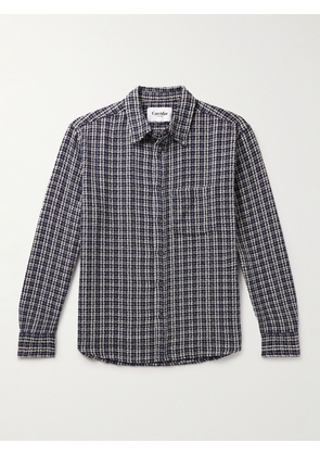 Corridor - Checked Cotton-Tweed Shirt - Men - Blue - S