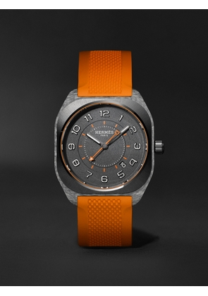 Hermès Timepieces - H08 Automatic 39mm Glass Fibre and Rubber Watch, Ref. No. 402992WW00 - Men - Orange