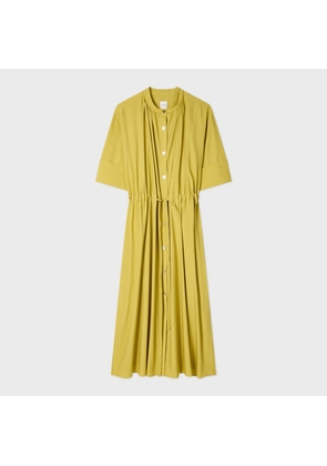 Paul Smith Women's Lime Lyocell-Cotton Shirt Dress Green