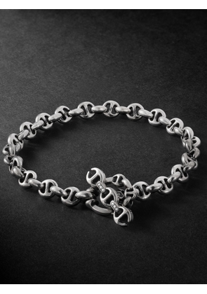 HOORSENBUHS - Open-Link™ Sterling Silver Diamond Bracelet - Men - Silver - M