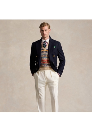 Pleated Wool Barathea Trouser