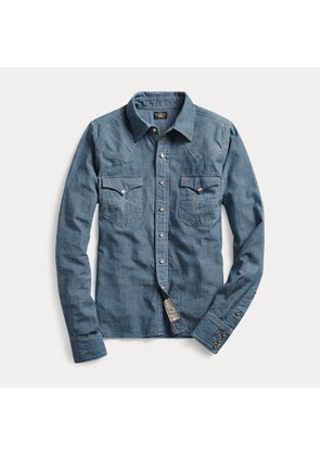 Indigo Chambray Western Shirt