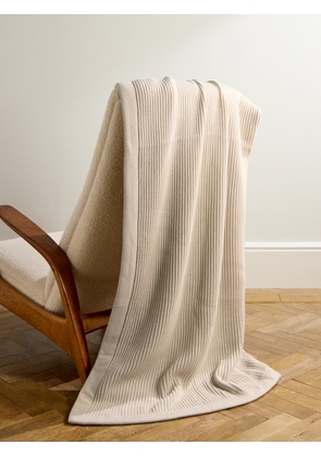 Brunello Cucinelli - Ribbed Cashmere Blanket - Men - Neutrals
