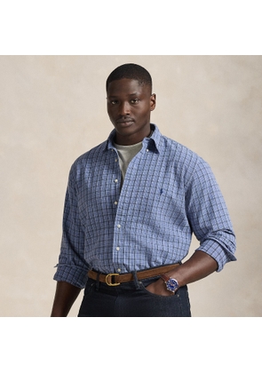 Big & Tall - Plaid Brushed Oxford Shirt