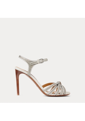 Kieran 95 mm Embellished Suede Sandal