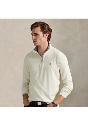 Luxury Jersey Quarter-Zip Pullover