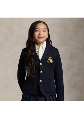 Logo Double-Knit Blazer