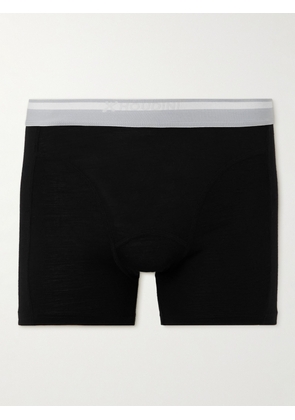Houdini - Desoli Solid Merino™ Boxer Briefs - Men - Black - S