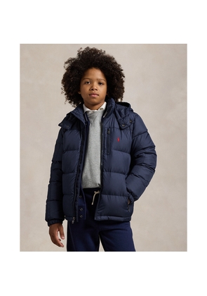 Ripstop Down Hooded Jacket