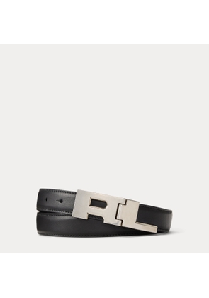 RL Hinge-Buckle Calfskin Belt