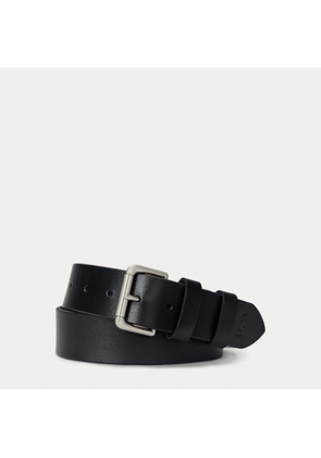 Leather Roller-Buckle Belt
