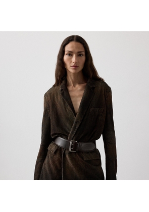 Lilianna Paisley Velvet Devoré Jacket