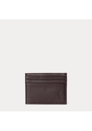 Pebbled Leather Card Case
