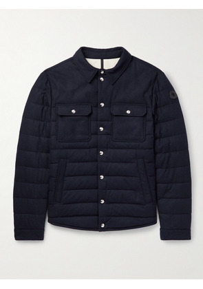 Moncler - Mirmandix Slim-Fit Quilted Felt Down Jacket - Men - Blue - 1