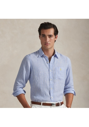 Custom Fit Striped Linen Shirt