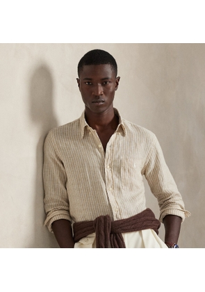 Custom Fit Striped Linen Shirt