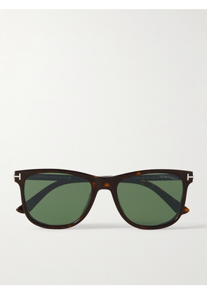 TOM FORD - Sinatra D-Frame Tortoiseshell Acetate and Silver-Tone Sunglasses - Men - Tortoiseshell
