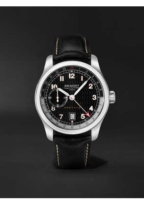 Bremont - Argylle Limited Edition Automatic GMT 43mm DLC-Coated Stainless Steel and Leather Watch, Ref. No. SOLO43-ARGYLLE-L-S - Men - Black