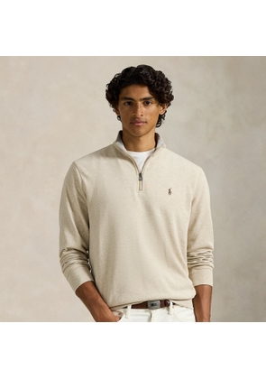 Luxury Jersey Quarter-Zip Pullover