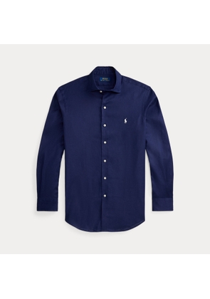 Custom Fit Linen-Blend Shirt