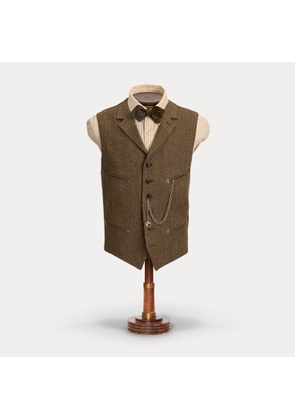 Linen-Wool Western Waistcoat