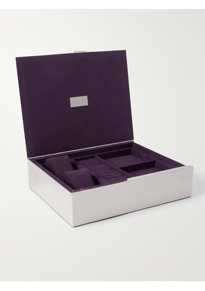 WOLF - Silver-Plated Watch and Jewellery Box - Men - White