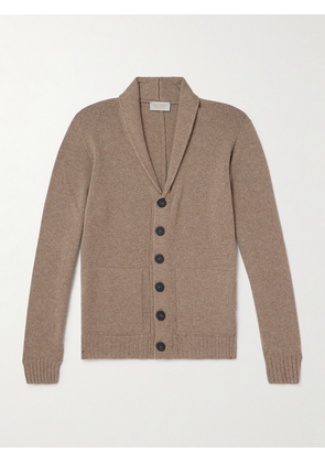 John Smedley - Rockford Shawl-Collar Recycled-Cashmere and Merino Wool-Blend Cardigan - Men - Brown - S