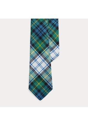 Vintage-Inspired Tartan Wool Tie