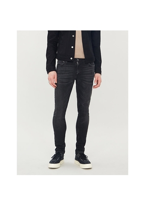 Mens Nudie Jeans Skinny Lin Faded Slim Jeans
