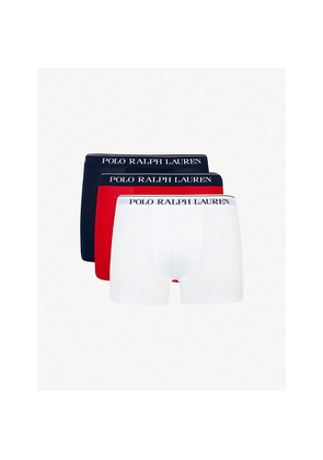 Mens Polo Ralph Lauren Pack Of Three Slim-Fit Stretch Cotton Trunks