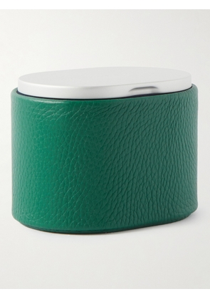 Charles Simon - Theo Full-Grain Leather Watch Roll - Men - Green