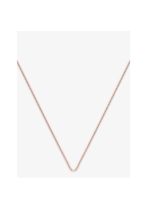 Womens Monica Vinader Rolo Adjustable Rose Gold-Plated Vermeil Silver Chain