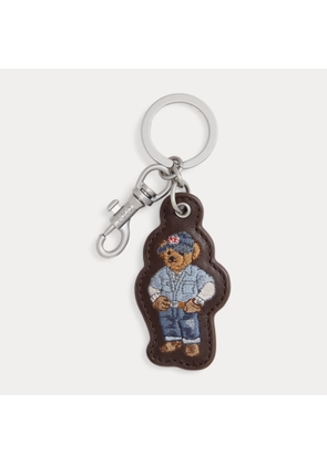 Polo Bear Leather Key Fob