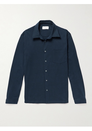 Mr P. - Organic Cotton-Jersey Shirt - Men - Blue - XS