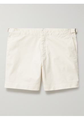 Orlebar Brown - Bulldog Slim-Fit Cotton-Blend Twill Shorts - Men - Neutrals - UK/US 28