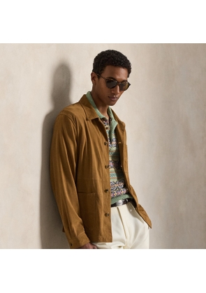 Suede Utility Jacket