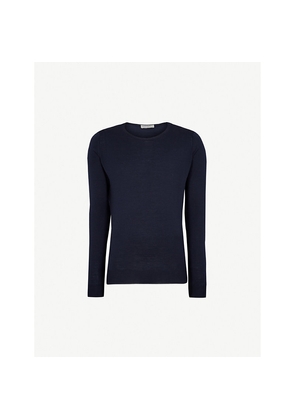 Mens John Smedley Lundy Crewneck Wool Jumper