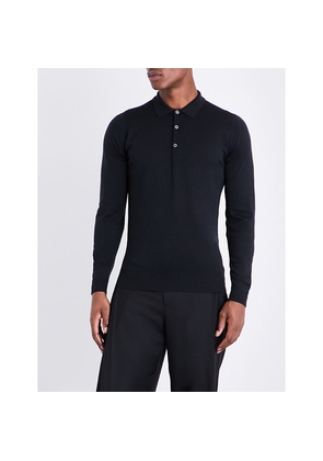 Mens John Smedley Belper Knitted Polo Jumper