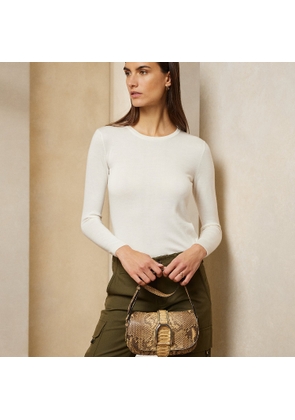 Welington Python Shoulder Bag