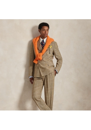 Pleated Glen Plaid Suit Trouser