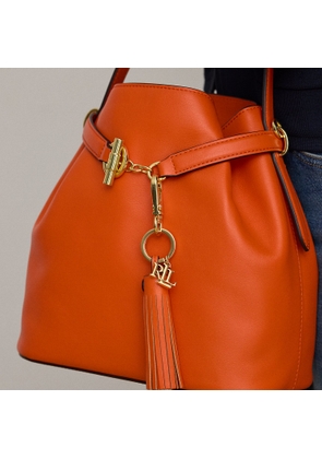 Logo & Leather Tassel Charm